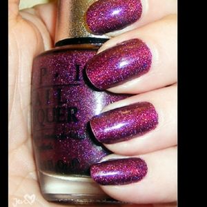 Last TWO LEFT-OPI DS SERIES "#026 Extravagance" HOLOGRAPHIC
